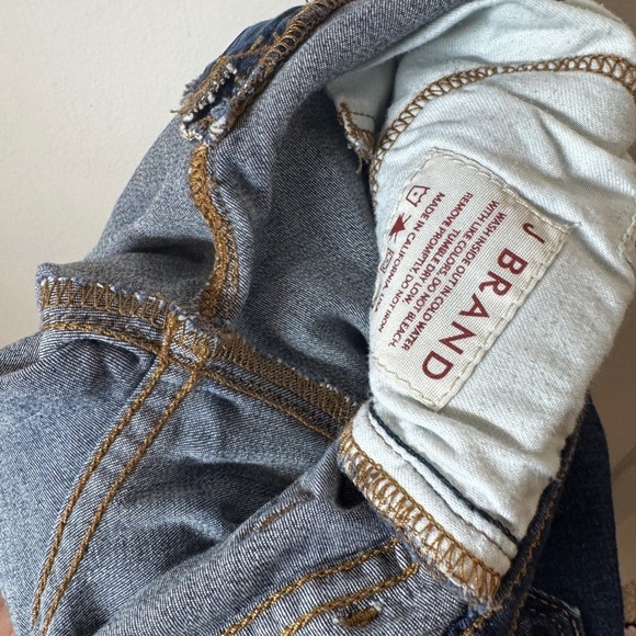 J Brand Babe Starless Cotton Blend Low Rise Y2K Style Flare Blue Jeans Size 26 - Picture 10 of 14